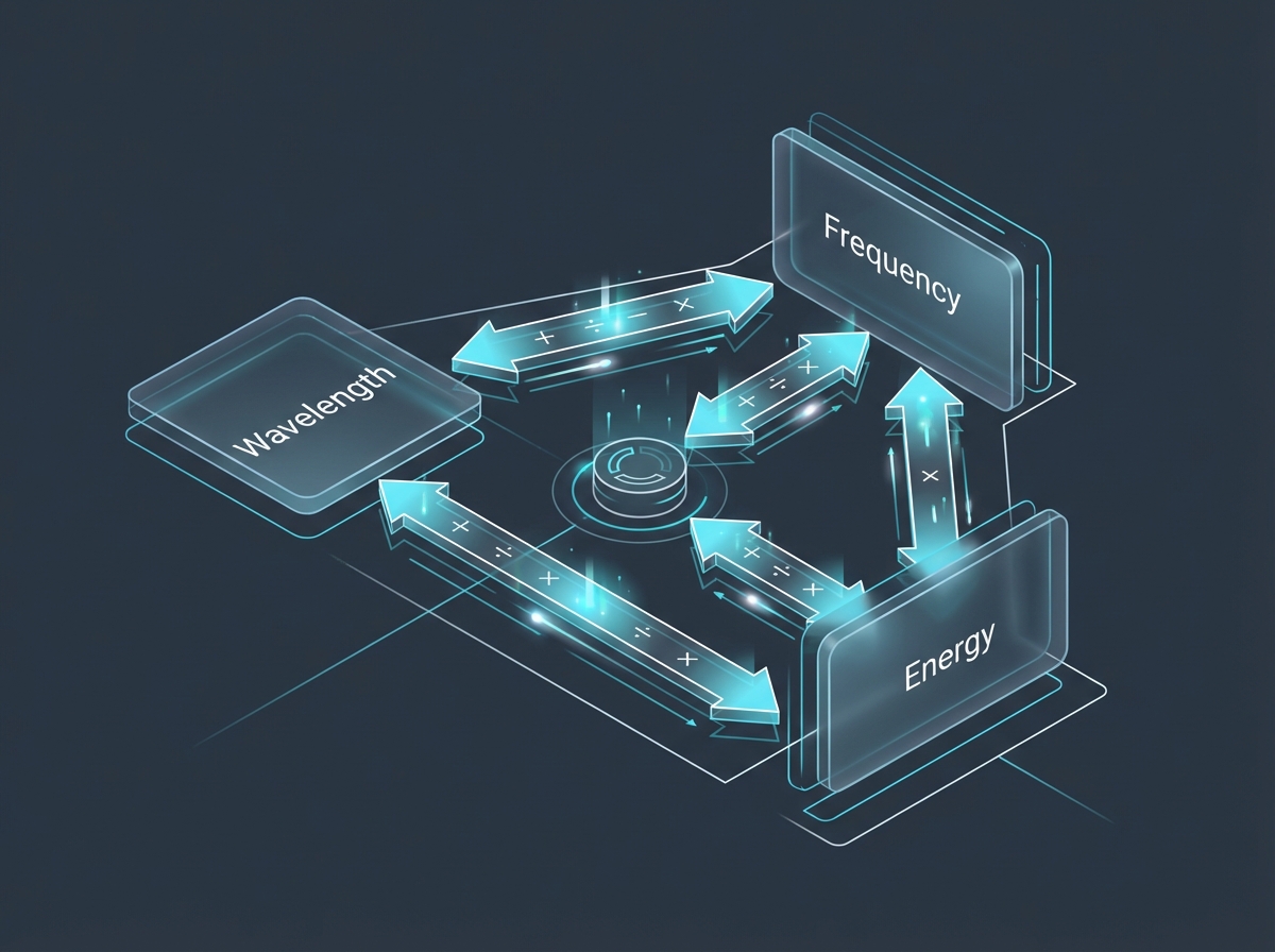 A conceptual diagram of the real-time unit conversion logic, showing how changing one input updates the others.